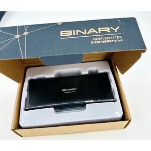Binary 230 Series 1x4 HDMI Splitter & Clock Stretcher (B-230-HDSPLTR-1x4) NIB